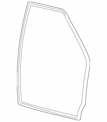 Burlete de ventana de puerta derecha para Ford E150, E250 2000-2003 (P/N 2C2Z1520708AA)