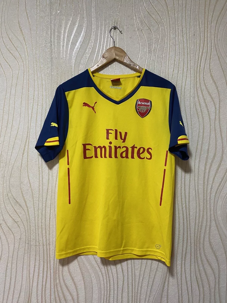 ARSENAL LONDON 2014 2015 AWAY SHIRT JERSEY PUMA 746449 sz M 17