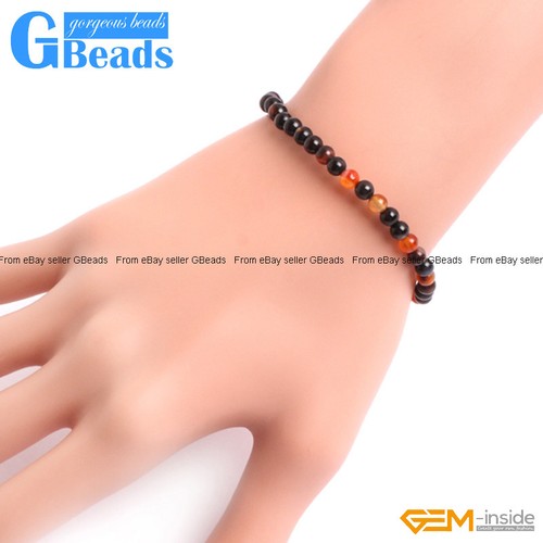 Pulsera de piedras preciosas surtidas con cuentas naturales a granel envío gratuito lote completo de 7" - Imagen 97 de 174
