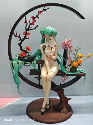LICHOO Hatsune Miku ​Shaohua Cheongsam Anime Actionfigur 25cm Charakter Sammlerstück Modell Statue Spielzeug PVC Figuren Desktop Ornamente Festliche Geschenke