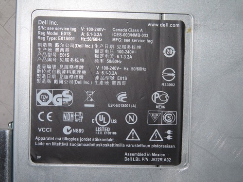 DELL R610 1U SFF E5620 2.4GHz RAM 48GB DPS-764AB HHD 490585 Rail K291G - Picture 8 of 8