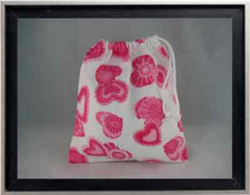 Gymnastics Leotard Grip Bags / Tie Dye Pink Hearts Gymnast Birthday Goody Bag