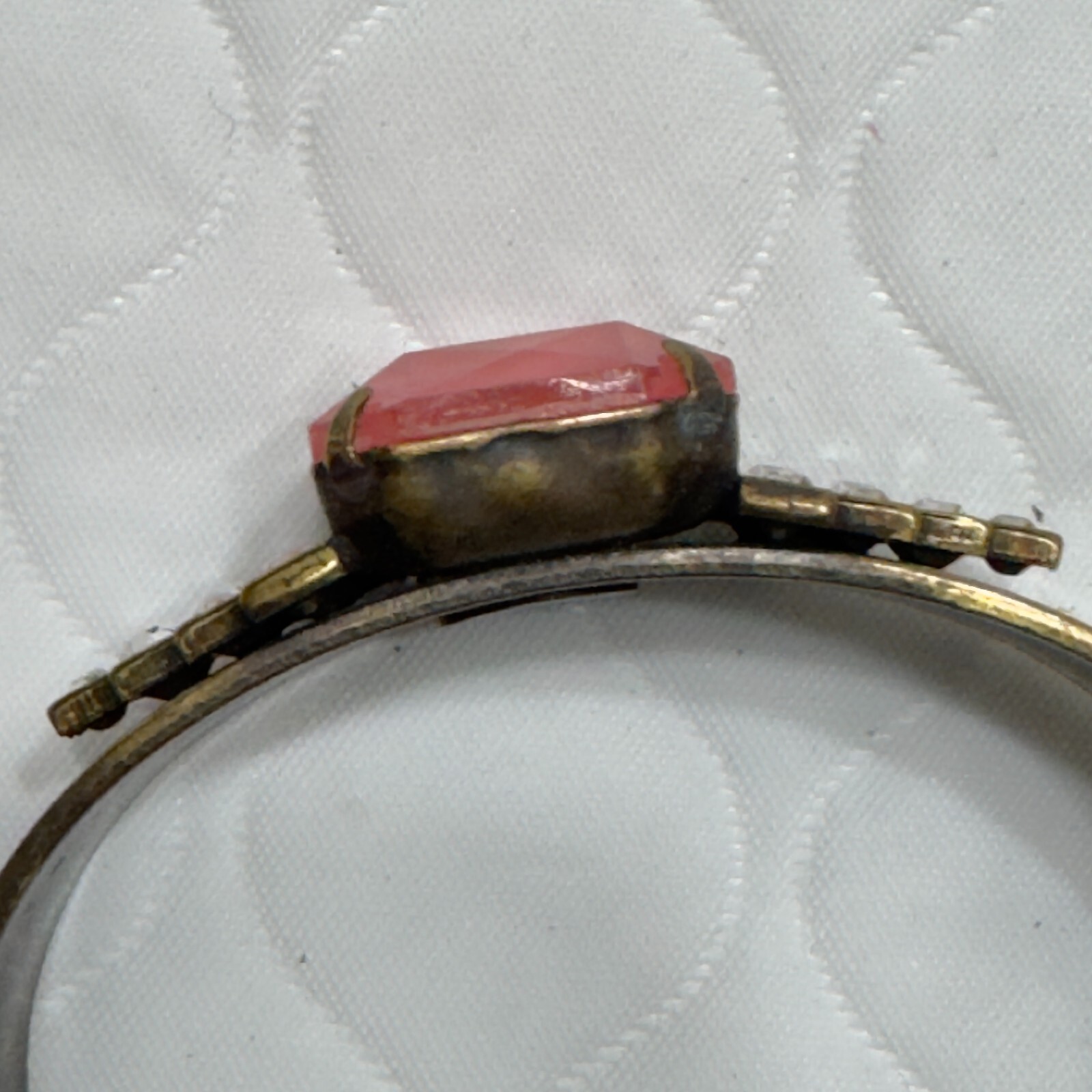 LOREN HOPE signed Massive Ruby Colored  Rhineston… - image 10