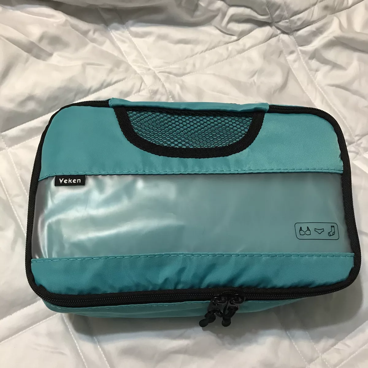 Veken 6 Set Packing Cubes Travel Luggage Organizers with Laundry Bag Shoe Bag