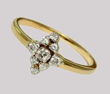 Zircon Gemstone Gold Plated 925 Sterling Silver Women Ring