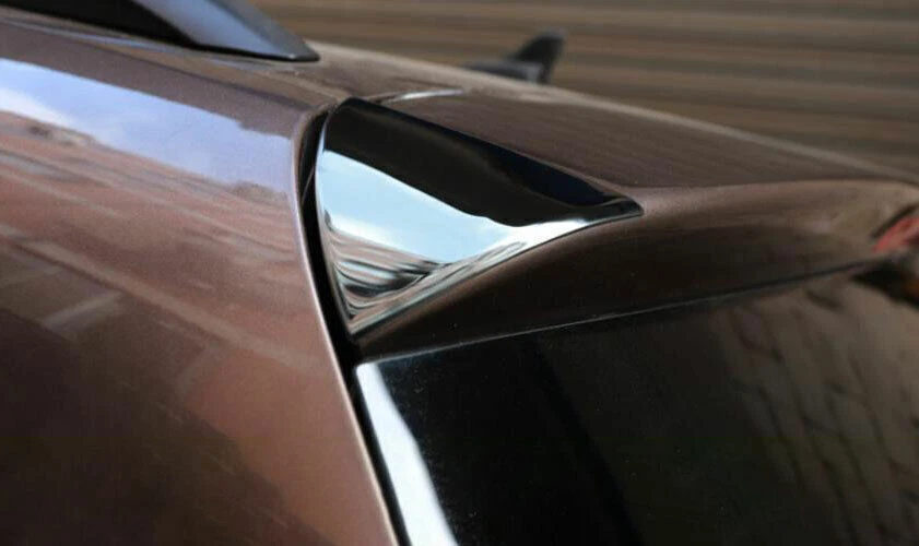 Rear Boot Spoiler Wing Flap Black Steel 2PCS 11-17 18 Fit For VW Touareg - Image 4 of 4