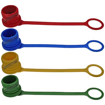 Staubkappe Staubschutz Kappe Staubstecker farbig f. Schraubkupplung Stecker BG3