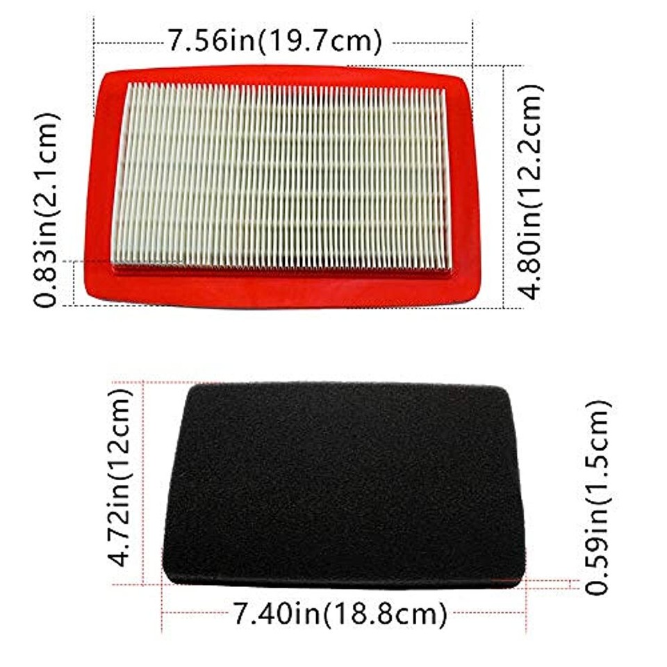 2pcs Air Filter Combo Fit For Red Max EB7000 EBZ7500 EBZ8500 - Foto 10