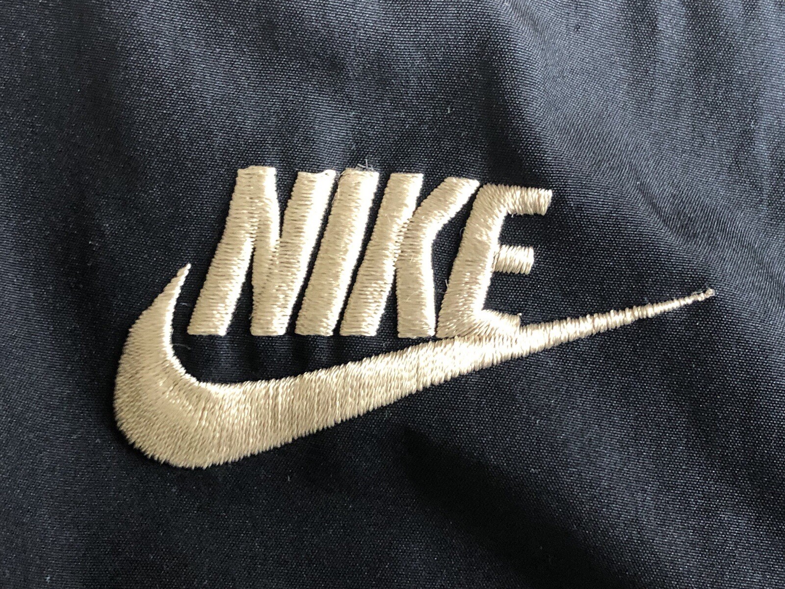 SACAI X NIKE Giacca da pista vintage Nike con cappuccio uomo S 36 38 beige nero Y2K 00s etichetta argento