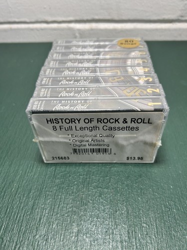 The History Of Rock And Roll Cassette Tape Complete Set Volume 1-8 New Sealed - Picture 4 of 11