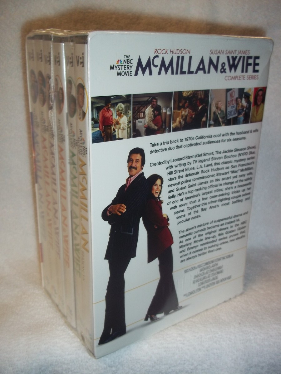McMillan & Wife Complete Series (21-Disc) (DVD, 2014) Rock Hudson