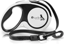 16ft Retractable Leash with Reflector Strips, for Small Dogs up to 44lb Grey