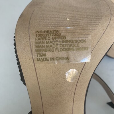 INC International Concepts Womens Renita Embellished High Heel