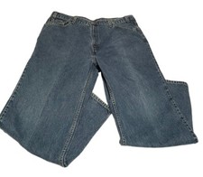 Levi  s Relaxed Straight Leg Zip Fly Jeans 42x30 Vintage 90's Made In Mexico