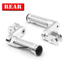 M-PRO Silver 40mm Riser Rear Foot Pegs For BMW F800R 09-19 13 14 15 16 17 18 19