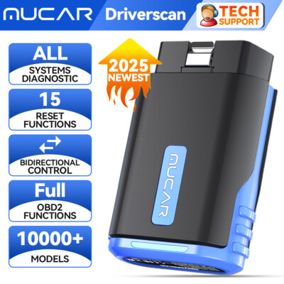 MUCAR DriverScan Full System Car OBD2 Scanner Active Test Tool Code Reader