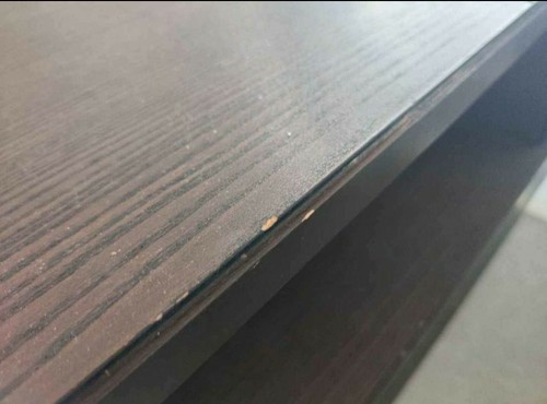 IKEA Regissor Brown Coffee Table (w/ glass top) - Clean Good Condition - Picture 4 of 4