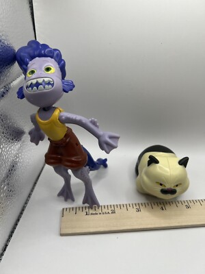 2021 McDonald's Disney Pixar Luca Alberto Water Toy #6 Machiavelli Cat Figure