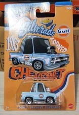 Hot Wheels 83 Chevrolet Silverado Silver Series Gulf Tooned 2025 Rare Very HTF
