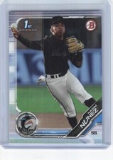 2019 Bowman Draft - #BD-141 Nasim Nunez (RC)