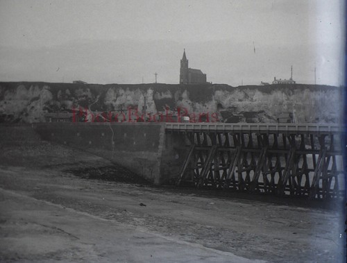 DIEPPE 76 PORT Falaise du Pollet CPA Précurseur écrite à Mr Gautron Paris 1903 EUR 7,90