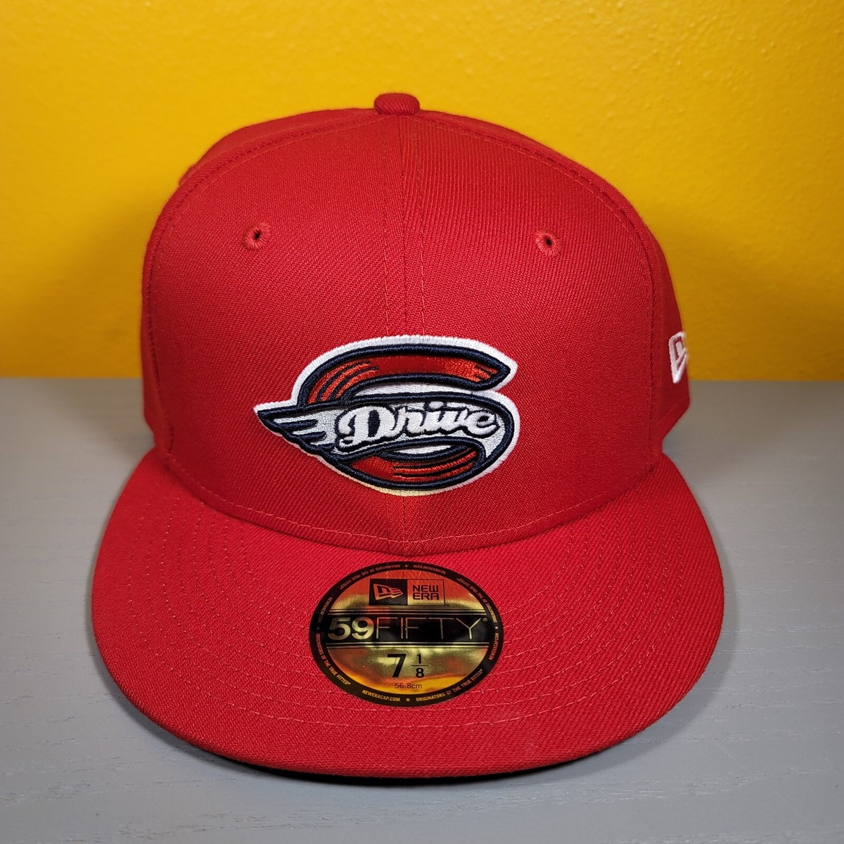 New Era 59FIFTY MiLB Greenville Drive On Field Home Fitted Hat