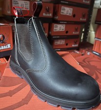 Redback Men's Easy Escape Elastic Sided Soft Toe Work Boots UBOK Tag Size 8.5
