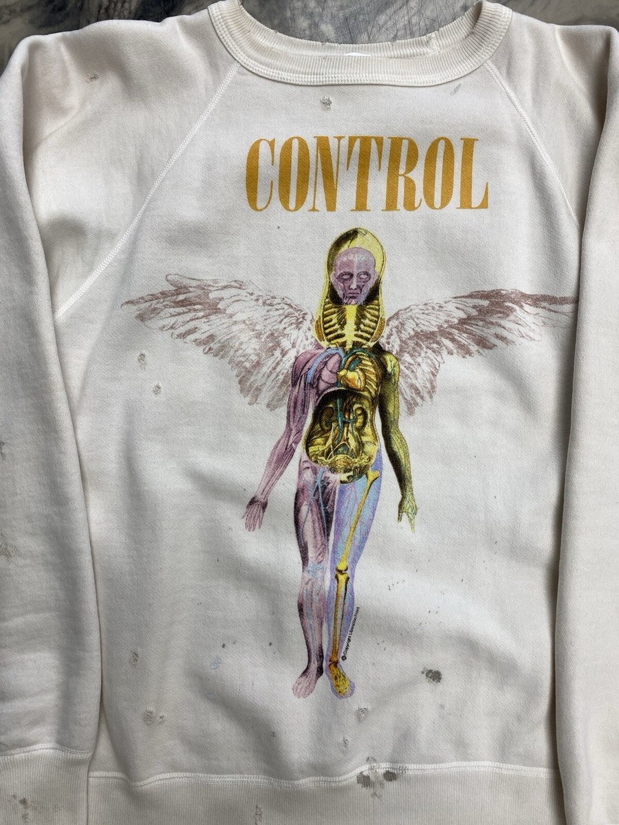 SAINT MICHAEL Burning NIRVANA スウェット Saint Michael No Future Crewneck White Small Authentic