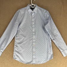 Banana Republic Men Size M Floral Non Iron Slim Fit Long Sleeve Casual Shirt