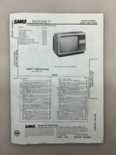 Philco C2906 C2907 C2932 C3901 C3920 Service Manual Sams Photofact Free Shipping