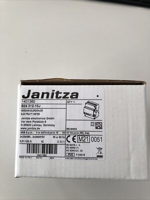 Messwandlerzähler Janitza B24 312 10J Ohne Wandler.