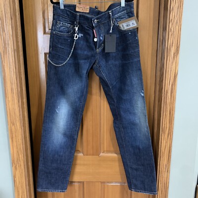 NWT dsquared2 Dear Dan jeans men EU 48 US 32
