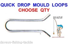LARGE QUICK DROP MOULD LOOPS FOR SEA FISHING LINE BRAID BOAT LEAD WEIGHT CLIP