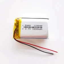 3.7V 1800mAh LiPo polymer rechargeable Battery 123048 For DVD GPS PAD CAMERA PSP
