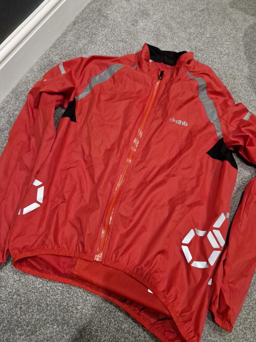 Men's ladies DHB Flashlight Cycling bicycle Jacket reflective road racing  Size L