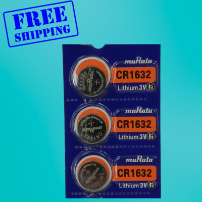 Murata / Sony  CR1632 LITHIUM 3V BATTERY - 3Pc