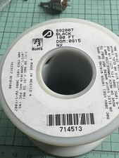 Alpha Wire Hook-up 20AWG BLACK 7/26 STRANDED,PVC 100’