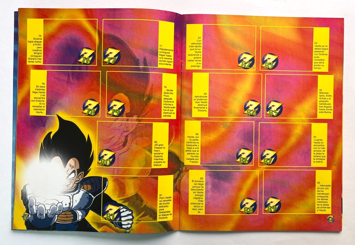 ALBUM DRAGON BALL Z 2 - Sticker Album + Full Set 232/232 PERU 2023