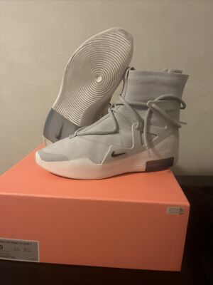 Nike Air Fear of God 1 Light Bone 2019 - Size 9, OG All
