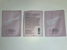 3x SATURDAY SKIN Wide Awake Brightening Eye Cream 2ml Each 3 Samples