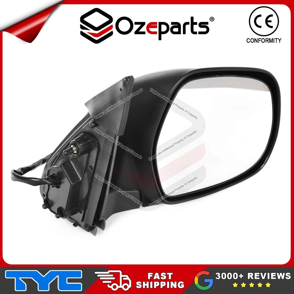 TYC RH Right Electric Door Mirror (Round socket) For Toyota Hiace 2005-2013 - Image 3 of 4