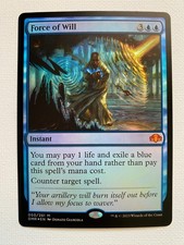 MTG Force of Will 50 | NM Foil | Dominaria Remastered