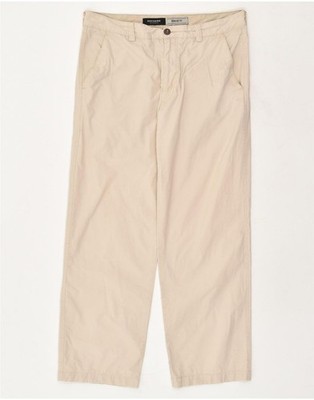 Dockers Damen Regular Fit Straight Chino Hose W34 L28 Beige Baumwolle FD02