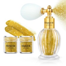 Etercycle Hair Glitter Spray, Gold Body Glitter Extra Fine Face Shimmer Powde...