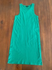 Jcrew Womens S Knit cutaway tank mini dress, AY836, Green