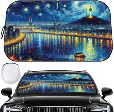 Car Windshield Sun Shade UV Reflector Foldable Front Window SUV  Blocks 98 UV