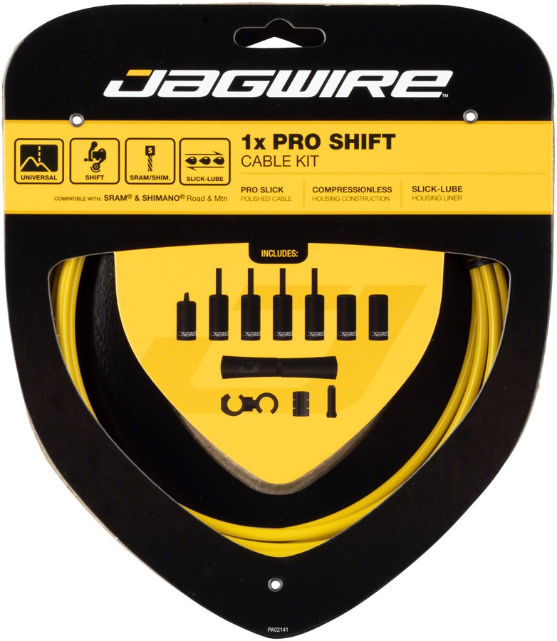 Jagwire 1x Pro Shift Kit - Желтый совместимый с SRAM для высокопроизводительной езды на велосипеде 4890₽