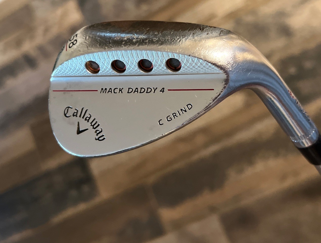 Callaway Mack Daddy 4 Wedge 58* 8 C Grind R Milled Groove In Groove RH S200