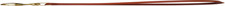 Leather Short Traffic Dog Leash 12" Chestnut