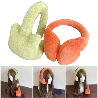 Cute Furry Ear Cover Plush Cute Ear Warmer for Women Winter Outdoor Activities